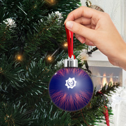 Ёлочный шар Gears of War red energy - фото 2