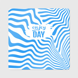 Магнит виниловый Квадрат Enjoy every day