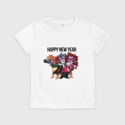 Детская футболка хлопок Happy New Year - Friday Night Funkin'