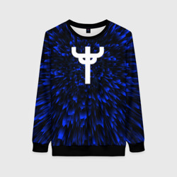 Женский свитшот 3D Judas Priest blue energy