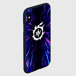 Чехол для iPhone XS Max матовый Final Fantasy neon energy - фото 2