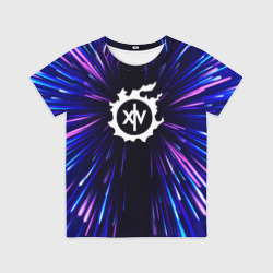 Детская футболка 3D Final Fantasy neon energy