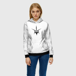 Женская толстовка 3D Code Geass white poly - фото 2