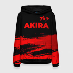 Женская толстовка 3D Akira - red gradient посередине