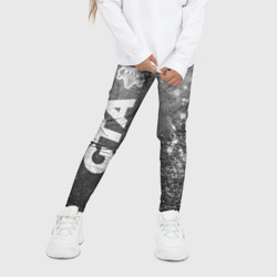 Детские леггинсы 3D GTA - grey gradient по-вертикали - фото 2