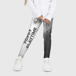 Детские леггинсы 3D Poppy Playtime - white gradient по-вертикали - фото 2