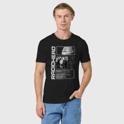Мужская футболка хлопок Radiohead are an english rock - фото 2