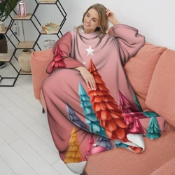 Плед с рукавами Новогодние ели - фото 2