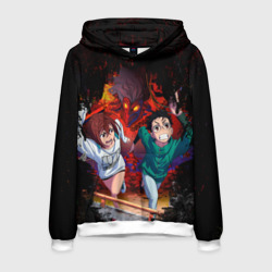 Мужская толстовка 3D Побег от турбо бабки