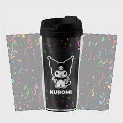 Термокружка-непроливайка Kuromi конфети - фото 2