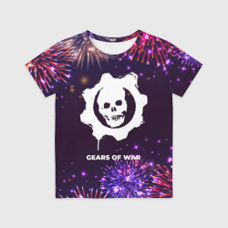 Детская футболка 3D Праздничный Gears of War