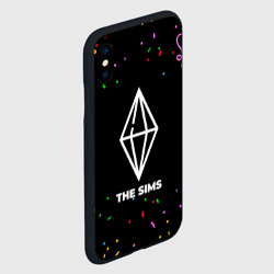 Чехол для iPhone XS Max матовый The Sims конфети - фото 2