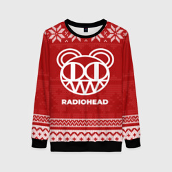 Женский свитшот 3D Новогодний Radiohead