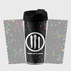 Термокружка-непроливайка Three Days Grace конфети - фото 2