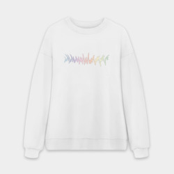 Мужской свитшот oversize без начеса хлопок Music art design