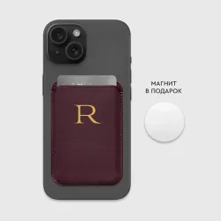 Картхолдер Magsafe магнитный Weasley jumper letter R - фото 2