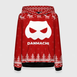 Женская толстовка 3D Новогодний DanMachi с оленями