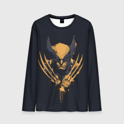 Мужской лонгслив 3D Wolverine - art