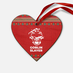 Деревянная игрушка Сердце Goblin Slayer new year