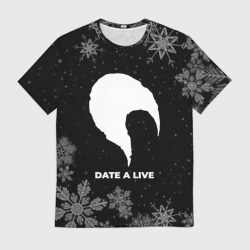 Мужская футболка 3D Снежный Date A Live