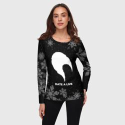 Женский лонгслив 3D Снежный Date A Live - фото 2