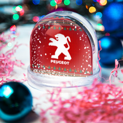 Игрушка Снежный шар Peugeot new year - фото 2