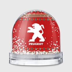 Игрушка Снежный шар Peugeot new year