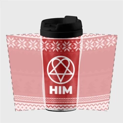 Термокружка-непроливайка Новогодний HIM - фото 2
