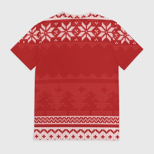 Мужская футболка 3D Новогодний HIM - фото 2