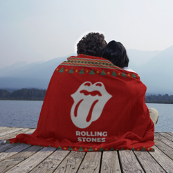 Плед 3D Rolling Stones new year - фото 2