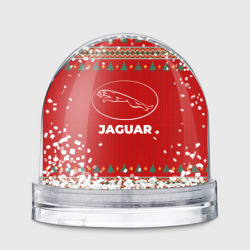Игрушка Снежный шар Jaguar new year