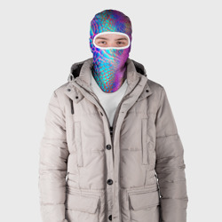 Балаклава 3D Змеиная кожа - радужный блеск - фото 2