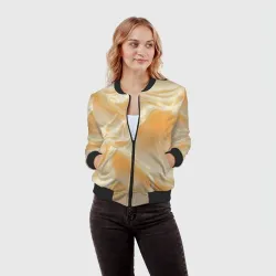 Женский бомбер 3D Чисто сгущенка - фото 2