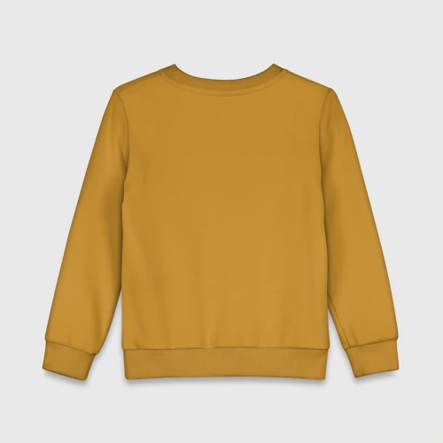 Детский свитшот хлопок с принтом Пуа и Хей-Хей Моана, вид сзади #1