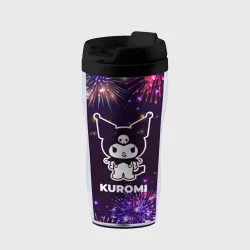 Термокружка-непроливайка Праздничный Kuromi