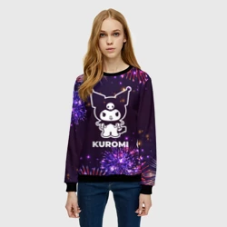 Женский свитшот 3D Праздничный Kuromi - фото 2