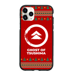 Чехол для iPhone 11 Pro Max матовый Ghost of Tsushima new year