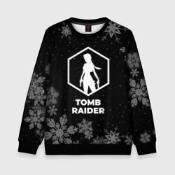 Детский свитшот 3D Снежный Tomb Raider