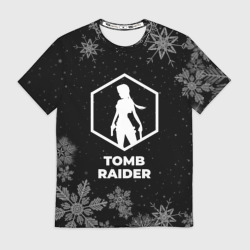 Мужская футболка 3D Снежный Tomb Raider