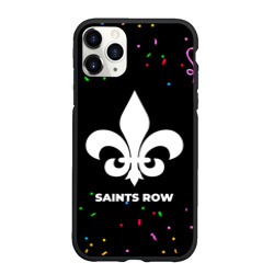 Чехол для iPhone 11 Pro Max матовый Saints Row конфети