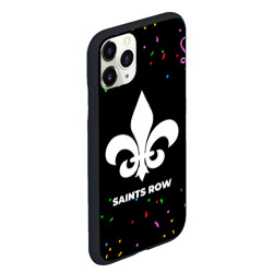 Чехол для iPhone 11 Pro Max матовый Saints Row конфети - фото 2