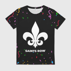 Женская футболка 3D Saints Row конфети