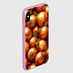 Чехол для iPhone XS Max матовый Репчатый лук - фото 2