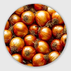 Круглый коврик для мышки Репчатый лук