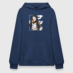 Худи SuperOversize хлопок Re:Zero Нацуки Субару