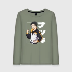 Женский лонгслив хлопок Re:Zero Нацуки Субару