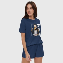 Женская пижама с шортиками хлопок Re:Zero Нацуки Субару - фото 2