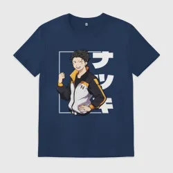 Мужская футболка хлопок Re:Zero Нацуки Субару
