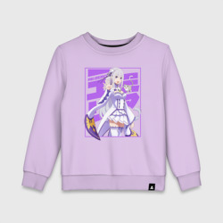 Детский свитшот хлопок Re:Zero Эмилия