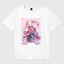 Женская футболка хлопок Oversize Re:Zero Беатрис